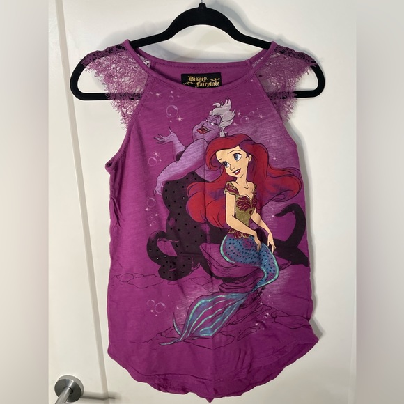 Disney RARE The Little Mermaid Designer Fairytale Collection Shirt Ariel Ursula - Picture 1 of 5